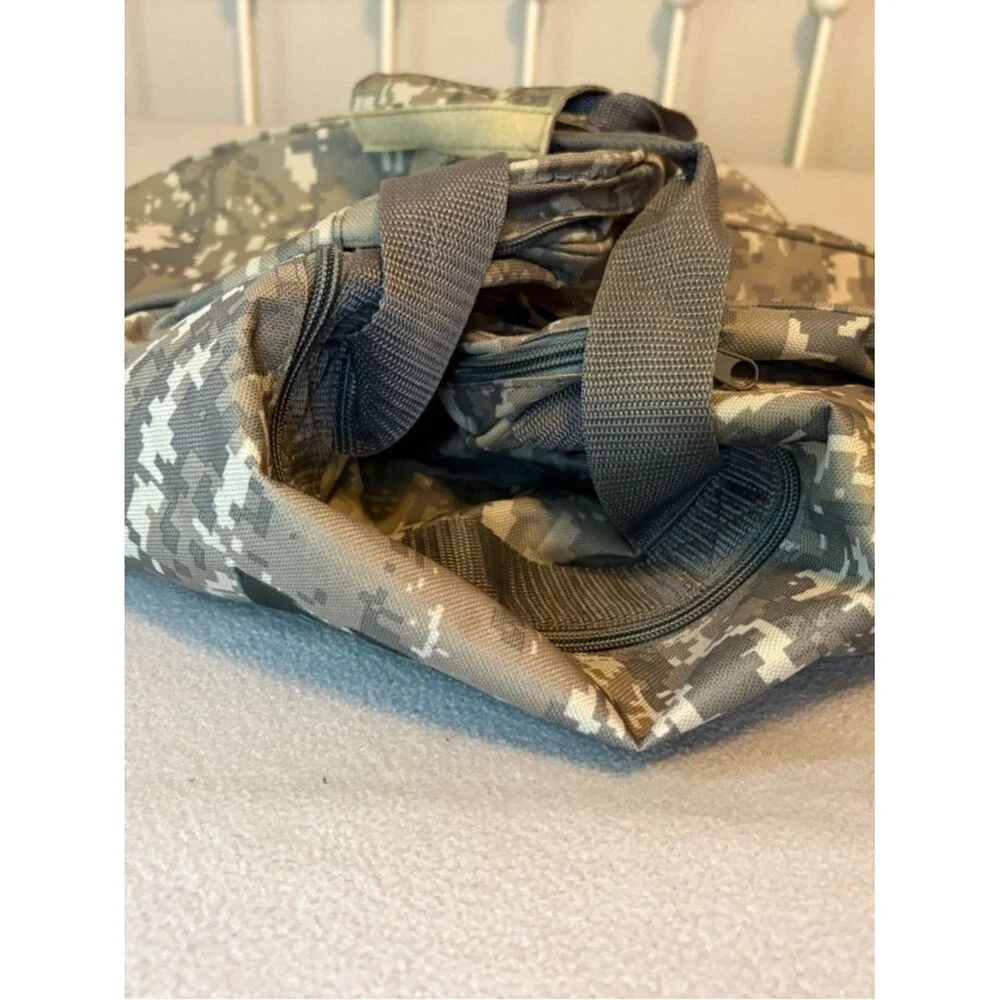 NRA Digital Camo Duffle Bag Tactical Gym Travel Hunting Multi Pocket